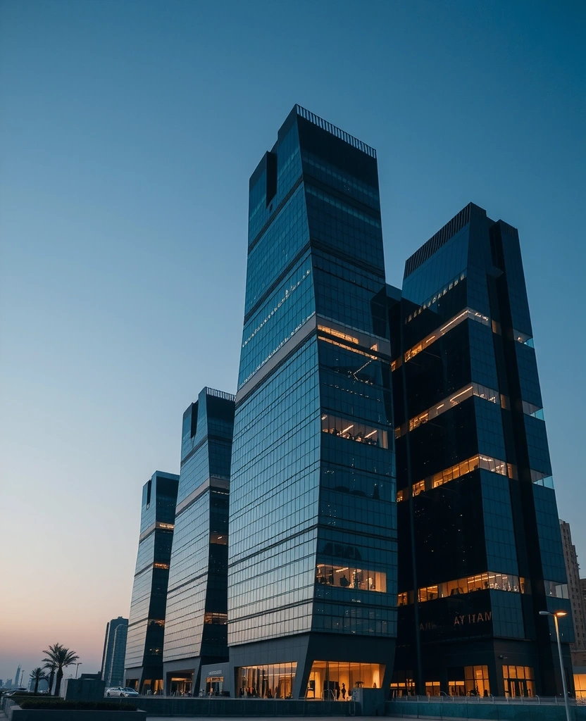 Doha Digital Skyline